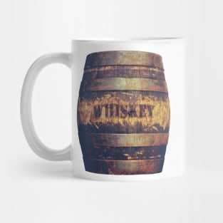 Rustic American Whiskey Barrel Mug